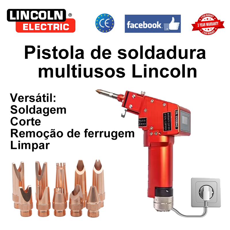 [Versão superior da pistola de soldadura Lincoln] Pistola de soldadura a laser multifunções de 10000 W (soldadura de ouro/prata/cobre/ferro/alumínio/aço inoxidável), soldadura + limpeza + remoção de ferrugem + corte (velocidade 20 m/min , espessura 0-30 mm)