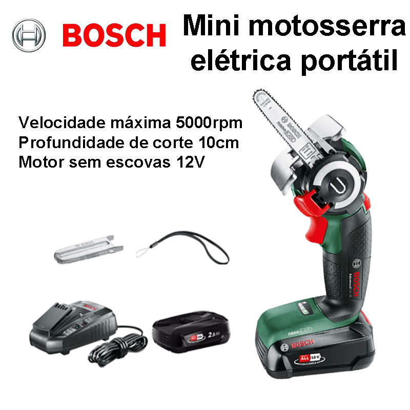 [Edição Motosserra Básica] Velocidade máxima 5000 + 12V + carregador grátis + capa protetora grátis + bateria + cordão 